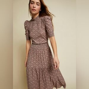 Nationltd Fabina Victorian midi dress